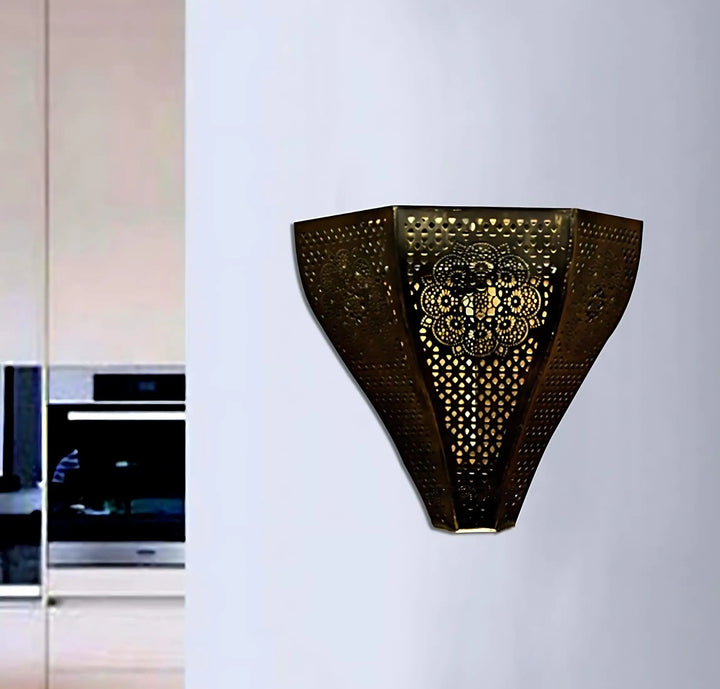 Decorative Vintage Metal Moroccan Wall Lamp For Wall Decoration