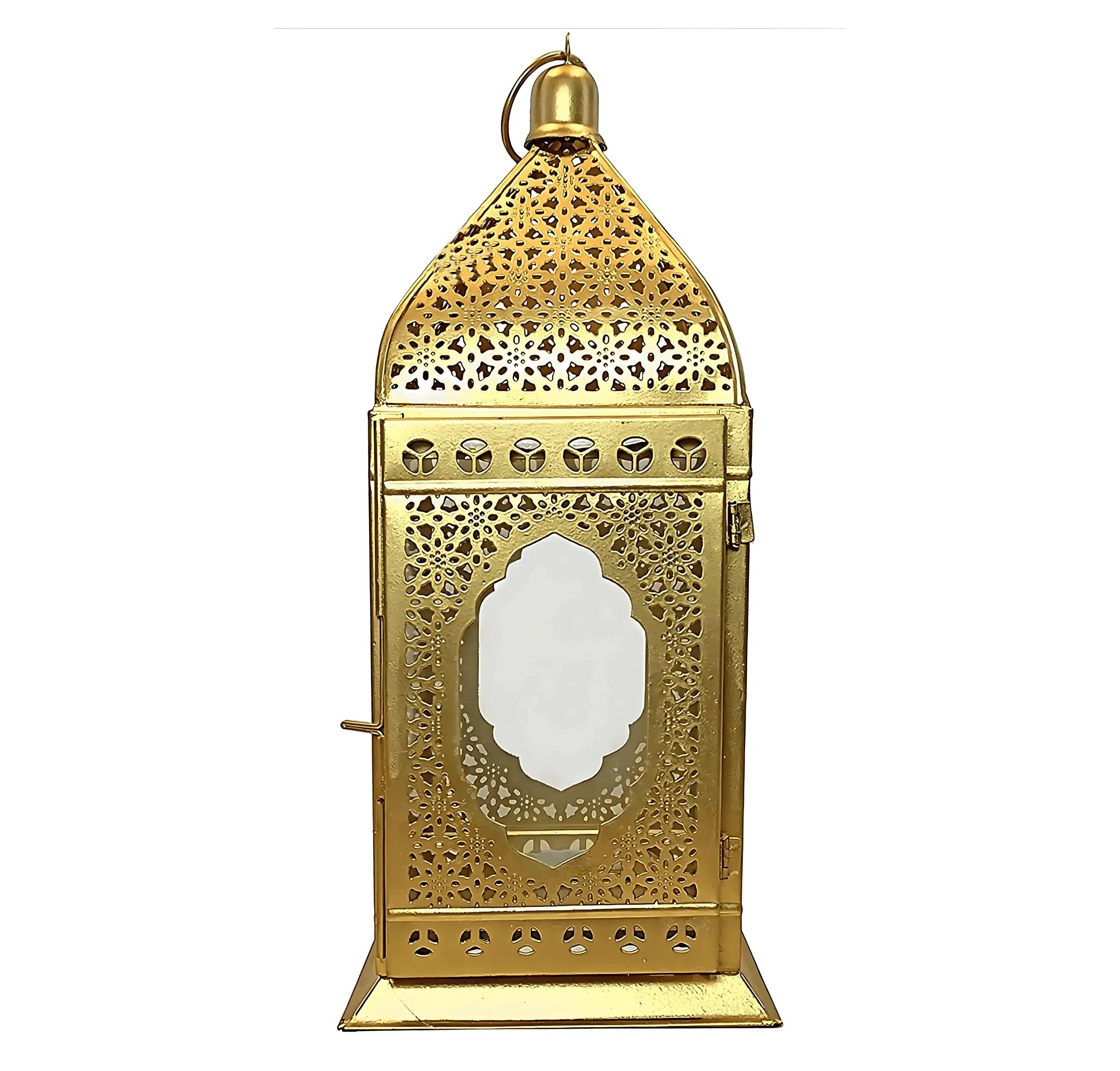 Moroccan Glass Table Top Lantern For Home Decoration