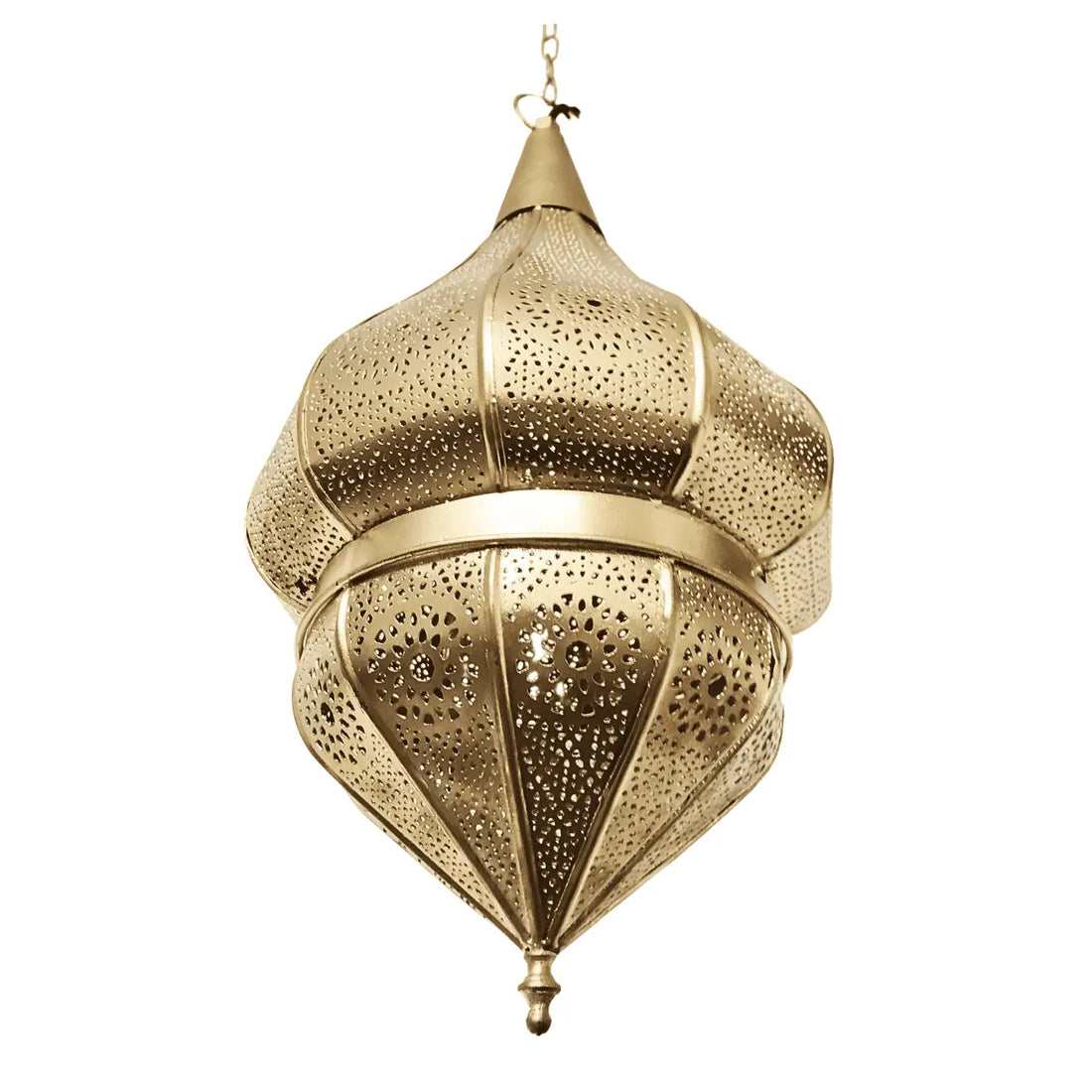 Moroccan Gold Hanging Pendant Ceiling Lamp for Home Decor