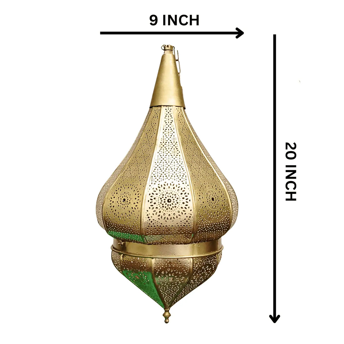 Moroccan Gold Hanging Pendant Ceiling Lamp for Home Decor