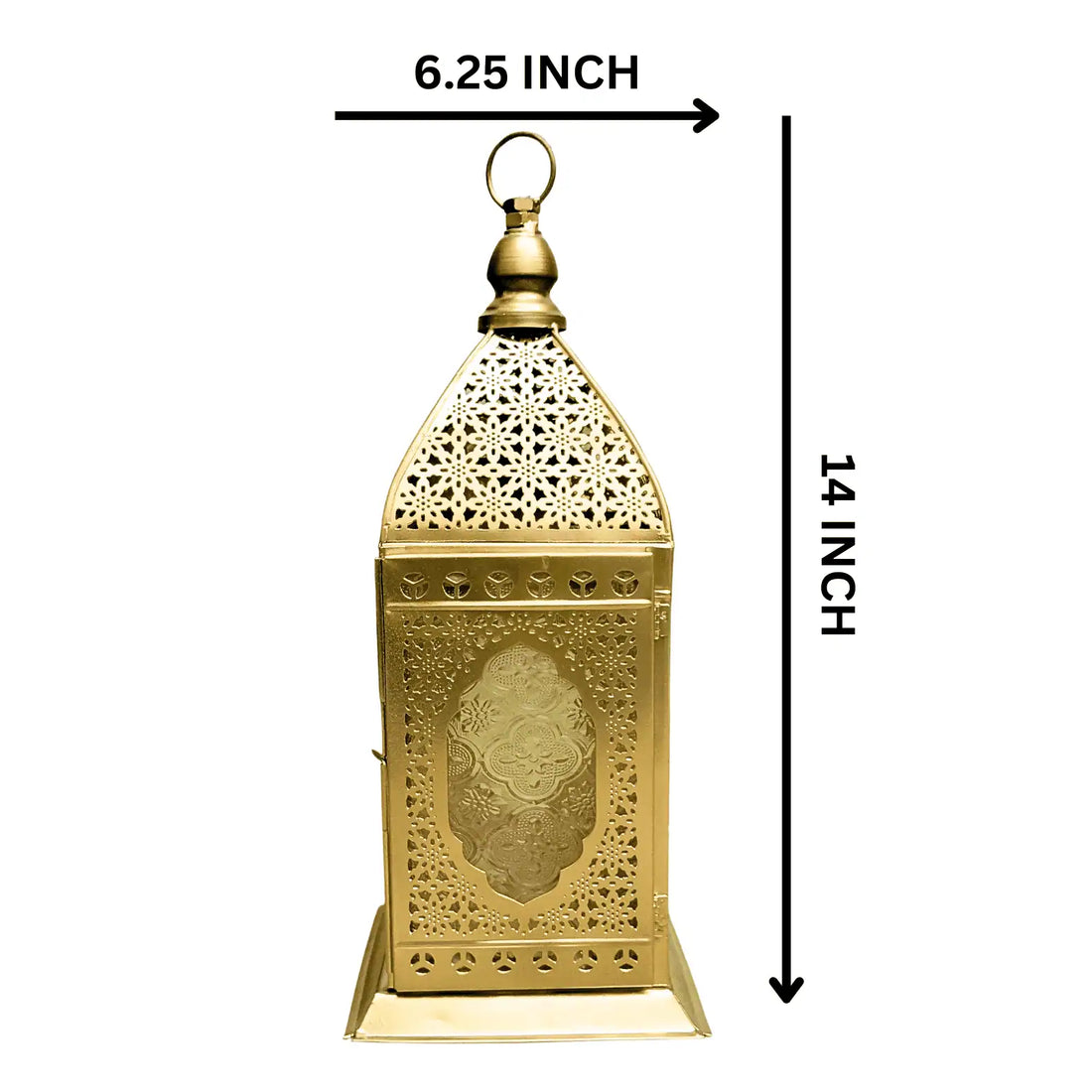 Moroccan Glass Table Top Lantern For Home Decoration