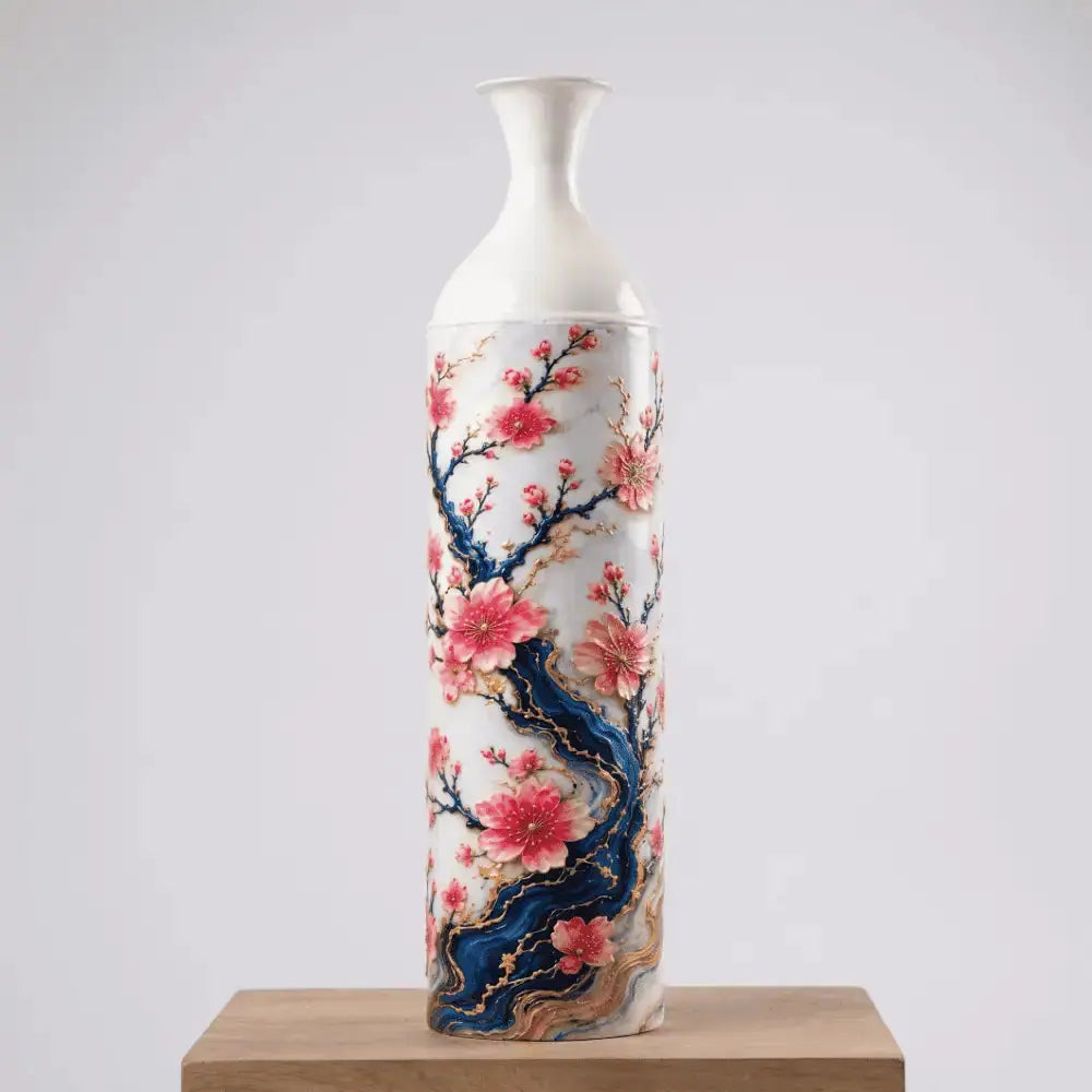 Cherry Blossom Decorative Flower Vase Set of 3 Mall on Moon