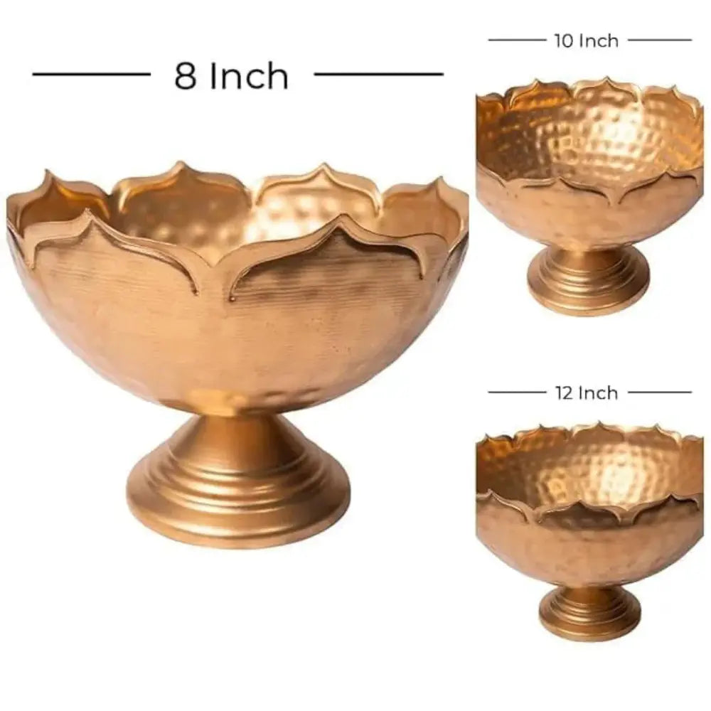 Taj Urli Floating Flower Set with Rangoli Urli Stand – 9 Pieces Mall on Moon