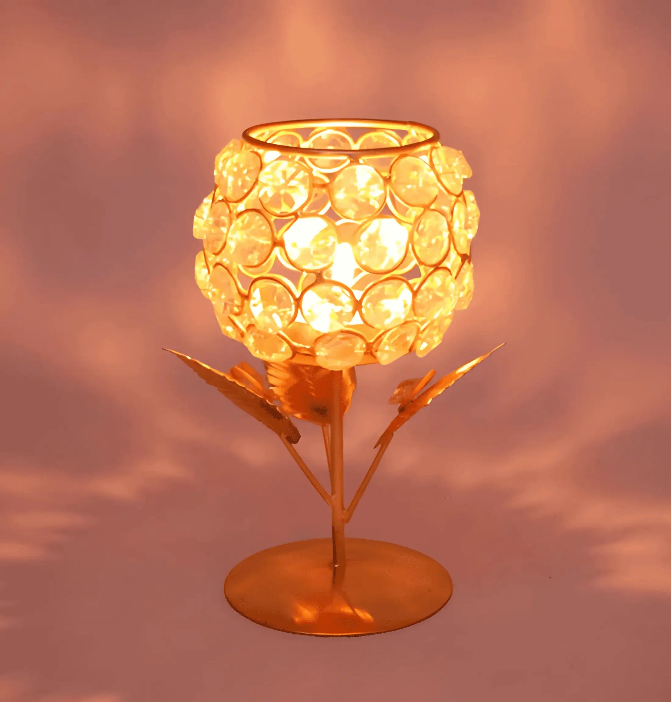 crystal candle holder stand for home decoration diwali decoration by mall on moon