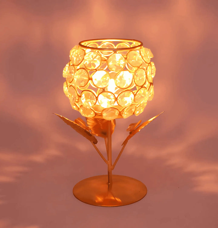 Crystal Candle Holder Stand