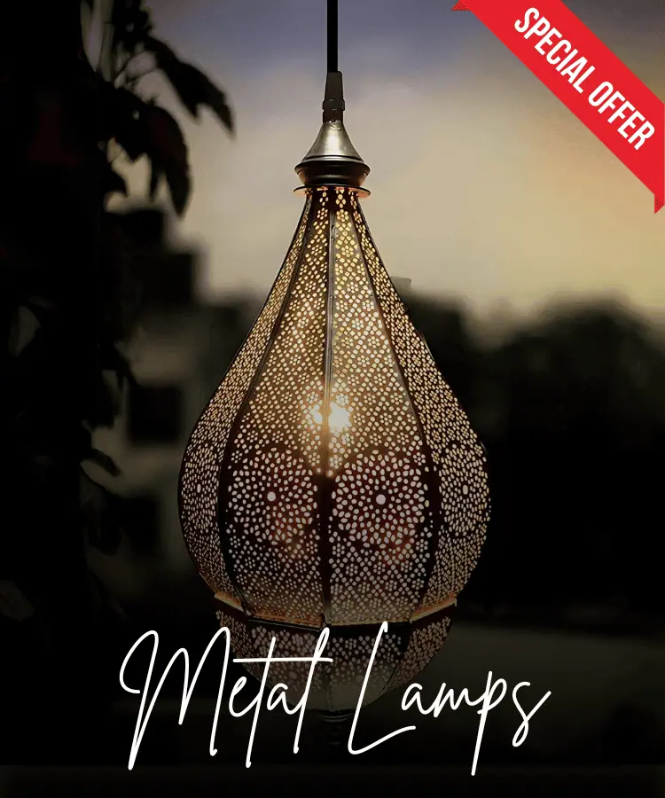 metal lamps