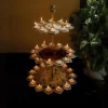 Metal 3 Layer Foldable Urli Diya Stand