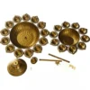 Metal 3 Layer Foldable Urli Diya Stand