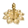 Metal Gold Urli Bowl Diya Stand