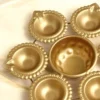 Mini Metal Gold Urli Bowl for Home Decoration