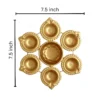 Mini Metal Gold Urli Bowl for Home Decoration