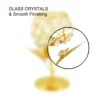 Metal Crystal Tealight Candle Holder Stand