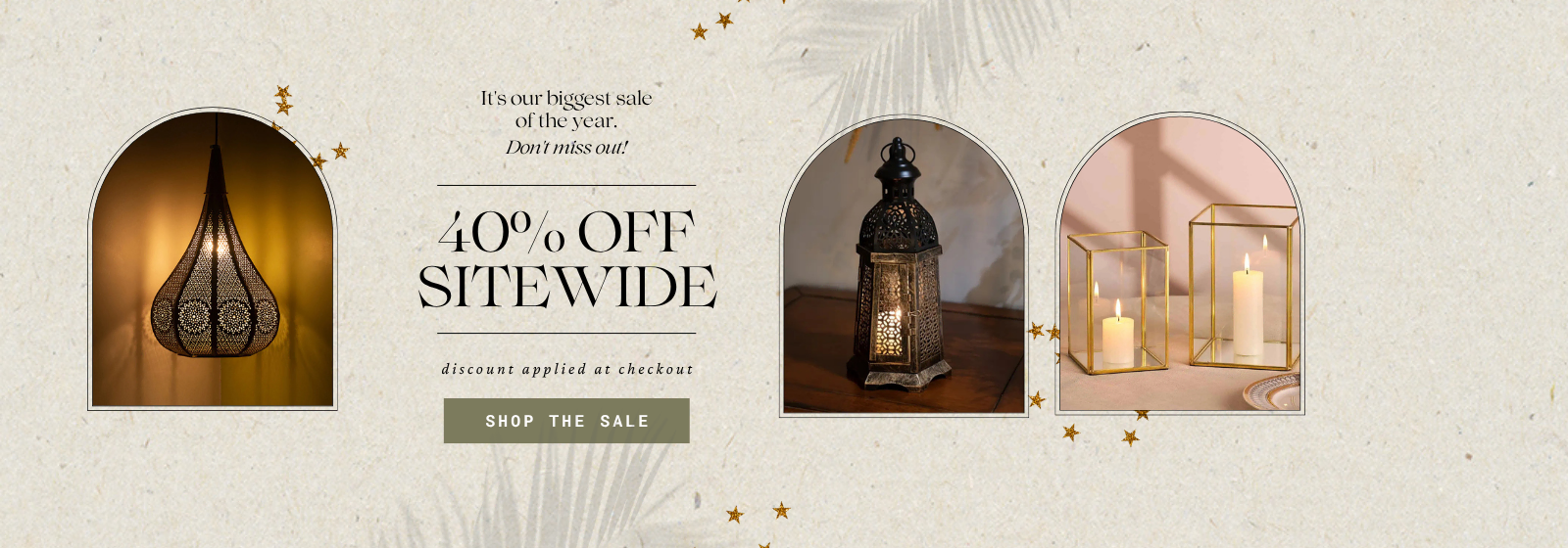 Handcrafted Moroccan lanterns collection